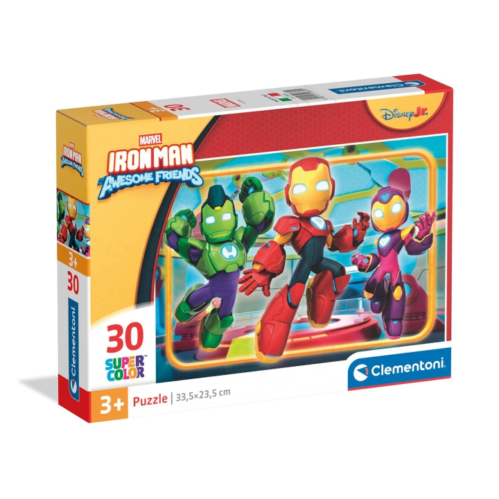 Clementoni Pussel 30 Pcs Iron-Man and His Awesome Friends i gruppen SPORT, FRITID & HOBBY / Hobby / Pussel hos TP E-commerce Nordic AB (D34521)