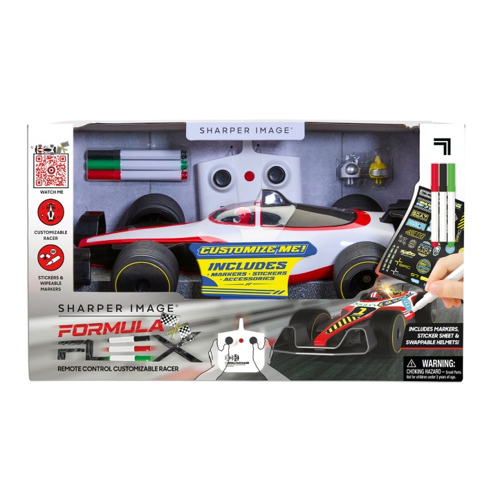Sharper Image Leksaksbil Toy RC Formula Flex Racer Doodle i gruppen LEKSAKER, BARN- & BABYPRODUKTER / Leksaker / Leksaksbilar & andra fordon hos TP E-commerce Nordic AB (D34543)