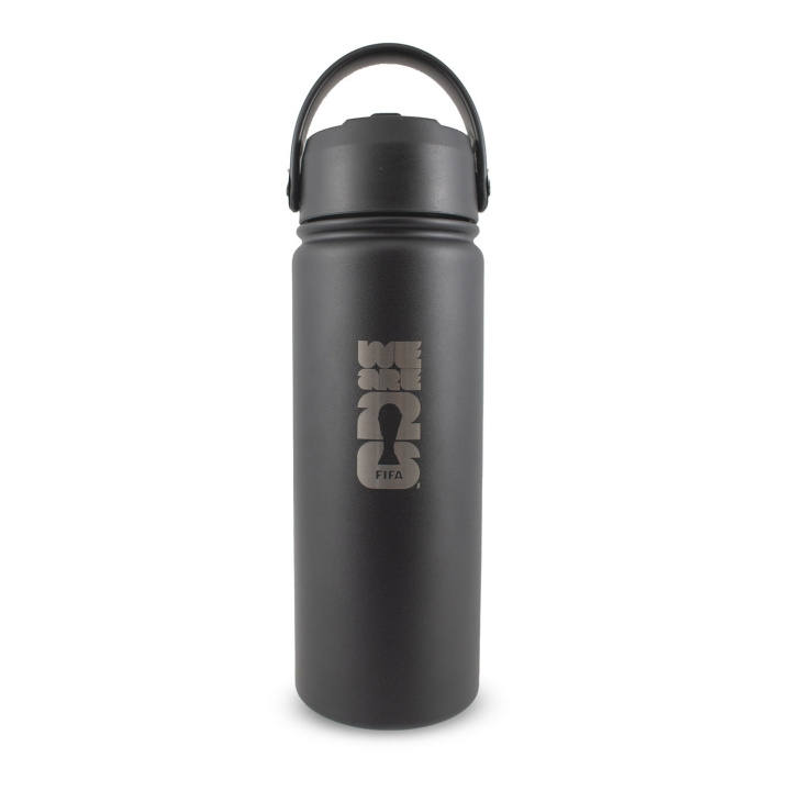 FIFA Flaska World Cup Premium Flask 550ml Svart i gruppen SPORT, FRITID & HOBBY / Friluftsliv / Termosar & Vattenflaskor hos TP E-commerce Nordic AB (D34670)