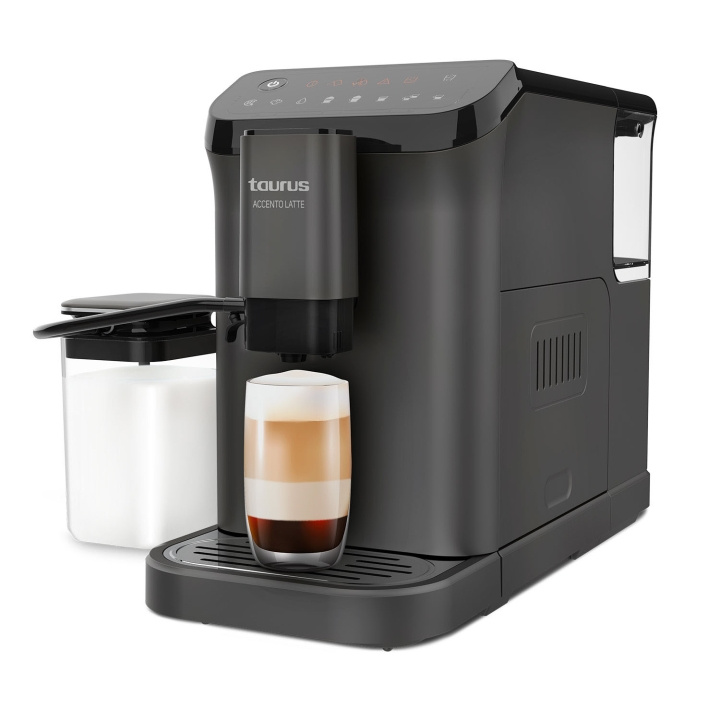 Taurus Kaffebryggare Accento Latte Automatisk i gruppen HEM, HUSHÅLL & TRÄDGÅRD / Hushållsmaskiner / Kaffemaskiner & Tillbehör hos TP E-commerce Nordic AB (D34683)