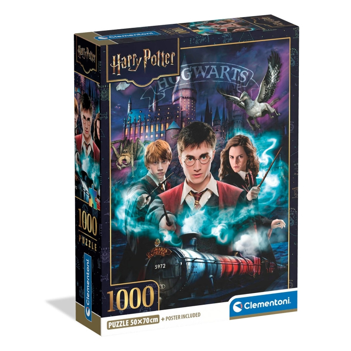 Clementoni Pussel 1000 pcs CB High Quality Collection Harry Potter Hogwarts i gruppen SPORT, FRITID & HOBBY / Hobby / Pussel hos TP E-commerce Nordic AB (D34721)