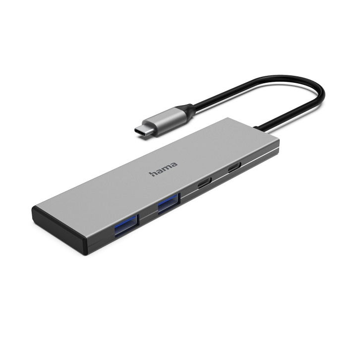 Hama USB-C Hub USB 3.2 Gen2 2xUSB-C + 2xUSB-A 10 Gbit/S PD Aluminium i gruppen DATORER & KRINGUTRUSTNING / Datortillbehör / USB-hubbar hos TP E-commerce Nordic AB (D34752)