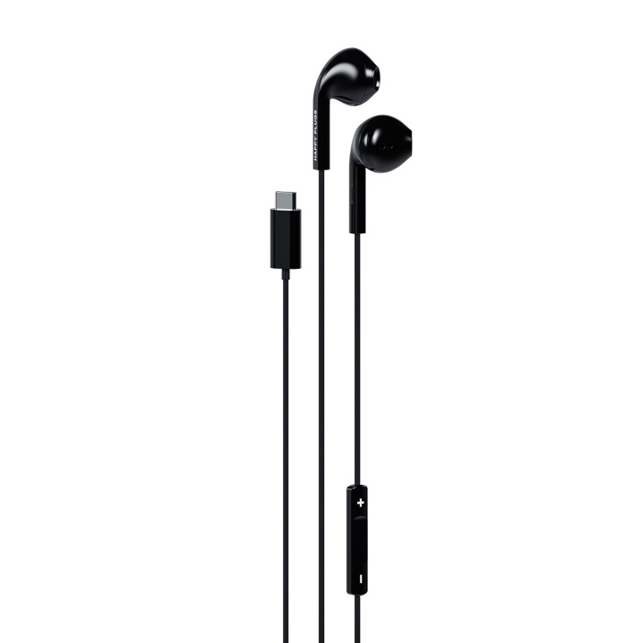 Happy Plugs Hörlurar In-Ear USB-C Trådbundna Svart i gruppen HEMELEKTRONIK / Ljud & Bild / Hörlurar & Tillbehör / Hörlurar hos TP E-commerce Nordic AB (D34757)
