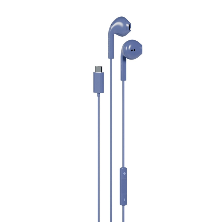Happy Plugs Hörlurar In-Ear USB-C Trådbundna Blå i gruppen HEMELEKTRONIK / Ljud & Bild / Hörlurar & Tillbehör / Hörlurar hos TP E-commerce Nordic AB (D34759)