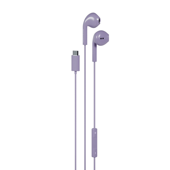 Happy Plugs Hörlurar In-Ear USB-C Trådbundna Lila i gruppen HEMELEKTRONIK / Ljud & Bild / Hörlurar & Tillbehör / Hörlurar hos TP E-commerce Nordic AB (D34761)