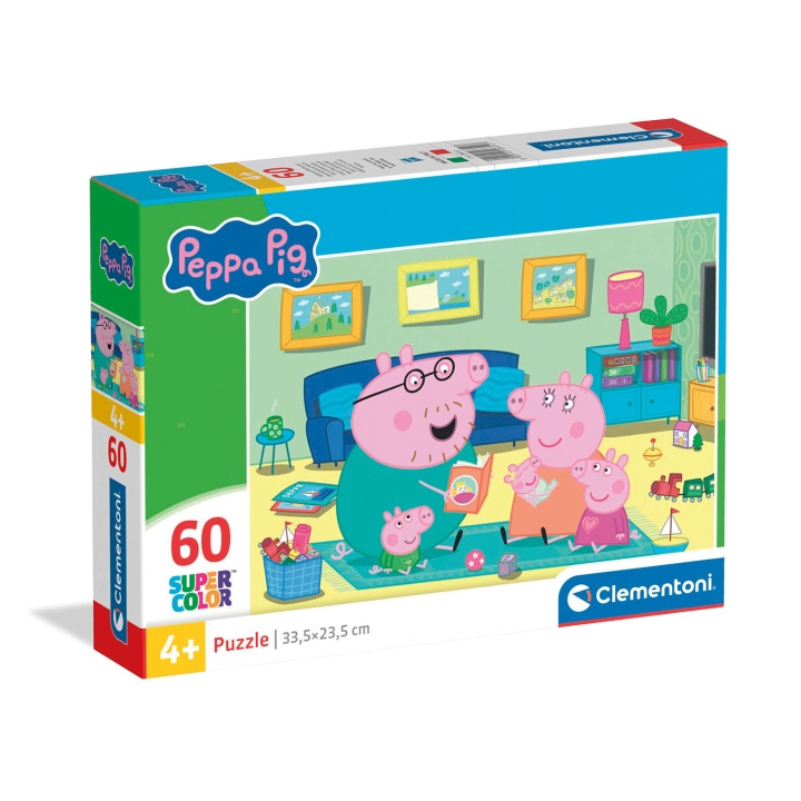 Clementoni Pussel 60 Pcs Peppa Pig i gruppen LEKSAKER, BARN- & BABYPRODUKTER / Leksaker / Barnpussel hos TP E-commerce Nordic AB (D34787)