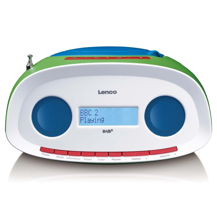 Lenco Bärbar DAB+/FM-radio med CD- och USB-spelare i gruppen HEMELEKTRONIK / Ljud & Bild / Hemmabio, HiFi & Bärbart / Radio & Väckarklockor / Radio hos TP E-commerce Nordic AB (D34897)