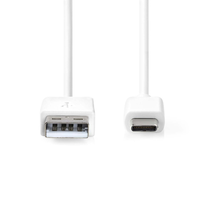Nedis USB-kabel | USB 2.0 | USB-A Hane | USB-C™ Hane | 15 W | 480 Mbps | Nickelplaterad | 0.50 m | Rund | PVC | Vit | Label i gruppen SMARTPHONE & SURFPLATTOR / Laddare & Kablar / Kablar hos TP E-commerce Nordic AB (D34899)