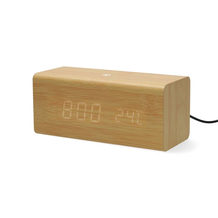 Nedis Digital klockradio | LED | USB-C™ Female | FM | Snooze-funktion | Sov timer | Antal alarm: 2 | Brun i gruppen HEMELEKTRONIK / Ljud & Bild / Hemmabio, HiFi & Bärbart / Radio & Väckarklockor / Klockradio hos TP E-commerce Nordic AB (D34905)