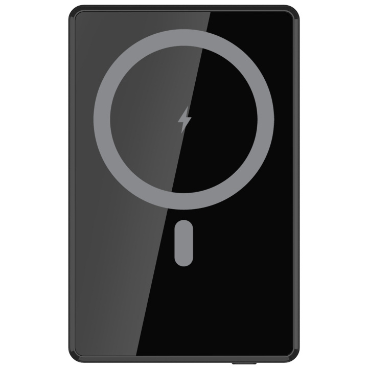 Celly Powerbank 5.000 mAh 15W MagSafe-kompatibel Svart i gruppen SMARTPHONE & SURFPLATTOR / Laddare & Kablar / Powerbanks hos TP E-commerce Nordic AB (D35023)