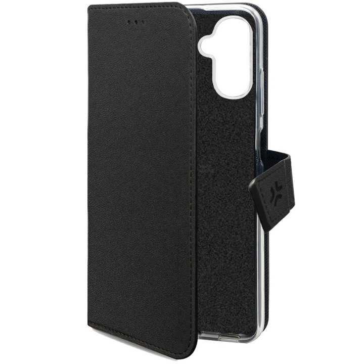 Celly Wally Wallet Case Galaxy A27 5G Svart i gruppen SMARTPHONE & SURFPLATTOR / Mobilskydd / Samsung hos TP E-commerce Nordic AB (D35068)