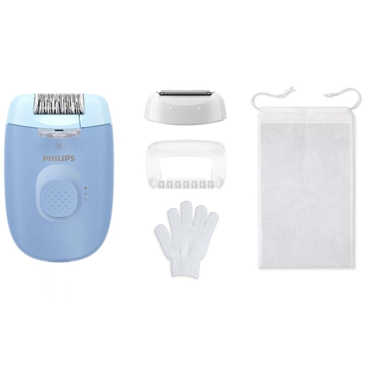 Philips Epilator med sladd +4 tillbehör BRE247/00 | SKÖNHET & HÄLSA - Hår & Styling - Hårborttagning - Epilatorer | GameStuff