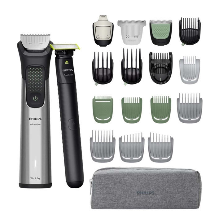 Philips Multigroomer All-in-One 20-i-1 Trimmer MG9557/15 i gruppen SKÖNHET & HÄLSA / Hår & Styling / Rakning & Trimning / Hårtrimmers hos TP E-commerce Nordic AB (D35090)