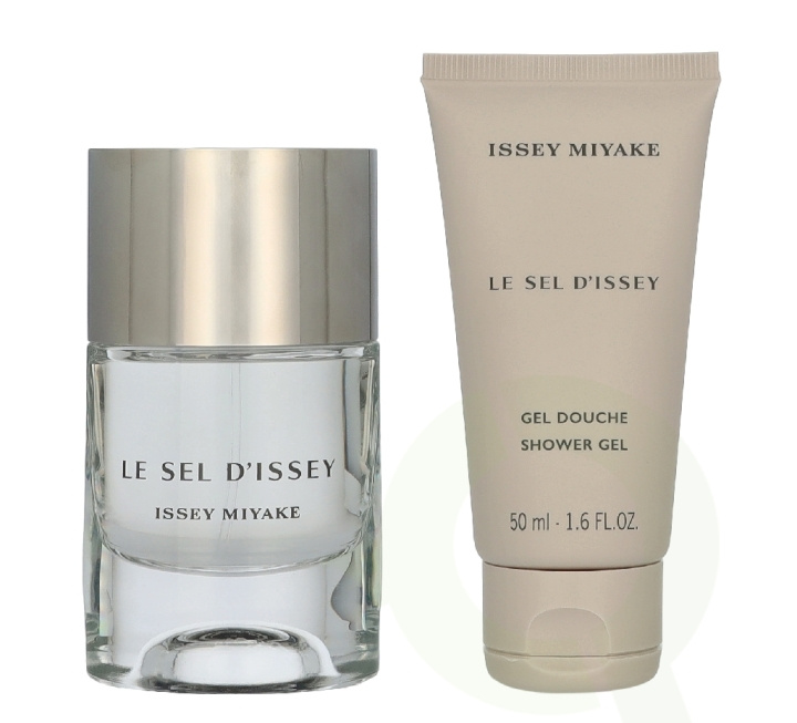 Issey Miyake Le Sel D\'Issey Giftset 100 ml Edt Spray 50ml/Shower Gel 50ml i gruppen SKÖNHET & HÄLSA / Presentkit / Presentkit För Henne hos TP E-commerce Nordic AB (D35205)