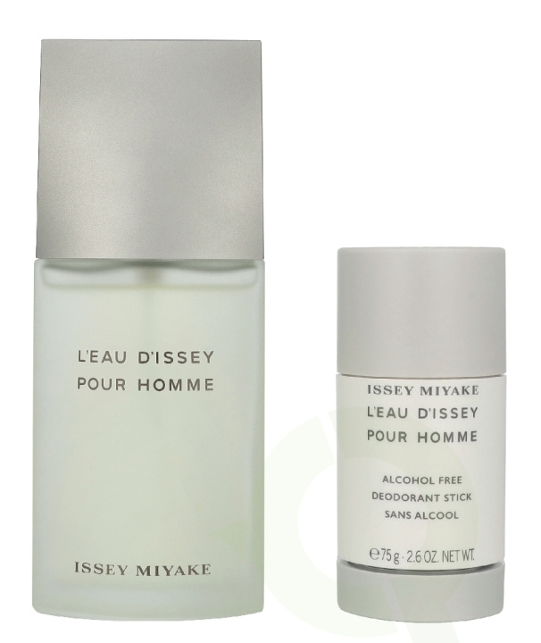 Issey Miyake L\'Eau D\'Issey Pour Homme Giftset 150 ml Edt Spray 75ml/Deo Stick 75gr i gruppen SKÖNHET & HÄLSA / Doft & Parfym / Parfym / Parfym för honom hos TP E-commerce Nordic AB (D35207)
