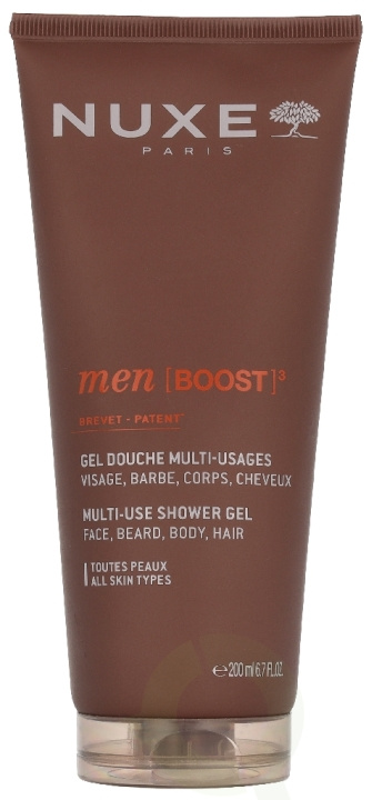 Nuxe Men Boost Multi-Use Shower Gel 200 ml i gruppen SKÖNHET & HÄLSA / Hudvård / Kroppsvård / Bad & Duschcreme hos TP E-commerce Nordic AB (D35247)