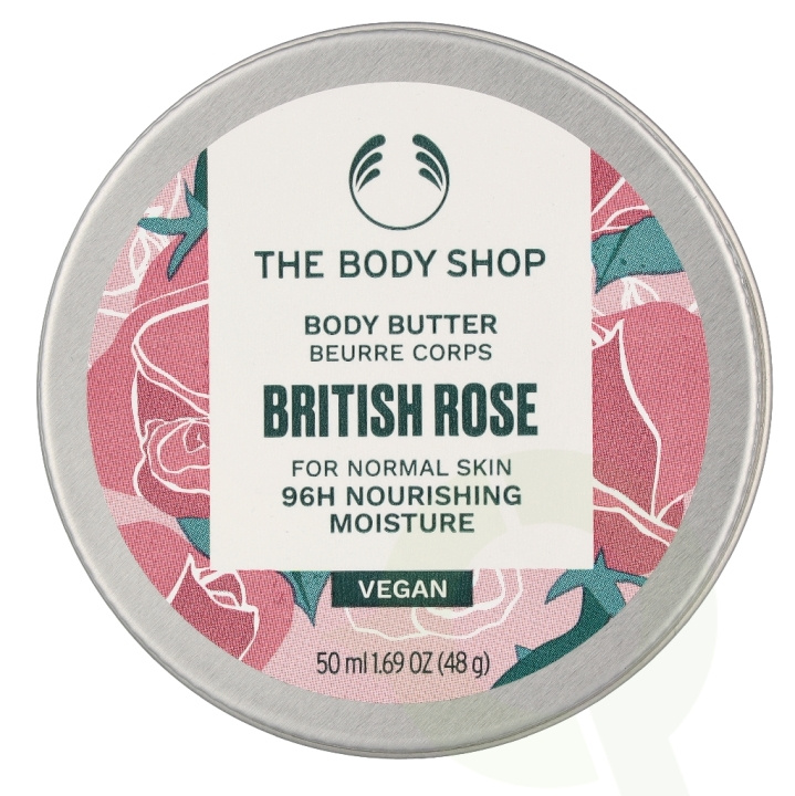 The Body Shop British Rose Body Butter 50 ml i gruppen SKÖNHET & HÄLSA / Hudvård / Kroppsvård / Body lotion hos TP E-commerce Nordic AB (D35447)