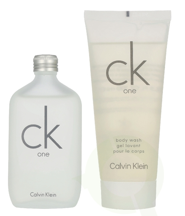 Calvin Klein CK One Giftset 150 ml Edt Spray 50ml/Shower Gel 100ml i gruppen SKÖNHET & HÄLSA / Doft & Parfym / Parfym hos TP E-commerce Nordic AB (D35459)