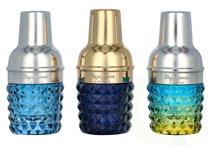Pepe Jeans For Him Giftset 45 ml Life Is Now 15ml/Cocktail 15ml/Celebrate 15ml i gruppen SKÖNHET & HÄLSA / Doft & Parfym / Parfym / Parfym för honom hos TP E-commerce Nordic AB (D35565)