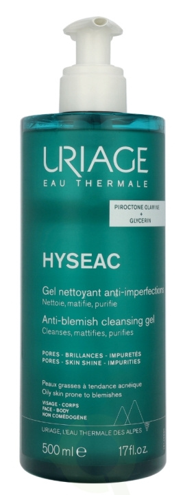 Uriage Hyseac Cleansing Gel 500 ml i gruppen SKÖNHET & HÄLSA / Hudvård / Ansiktsvård / Rengöring hos TP E-commerce Nordic AB (D35584)