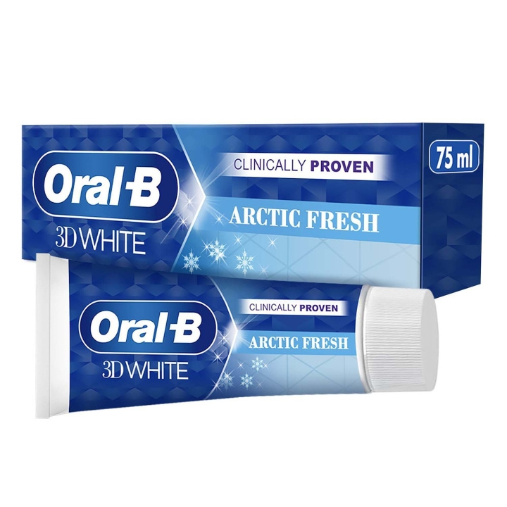 Oral B Tandkräm 3D White Arctic Fresh 75ml i gruppen SKÖNHET & HÄLSA / Munvård / Whiteningprodukter hos TP E-commerce Nordic AB (D35622)