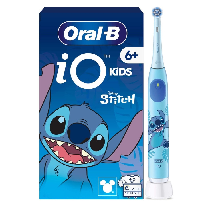 Oral B Eltandborste iO2 Kids 6+ Stitch i gruppen SKÖNHET & HÄLSA / Munvård / Eltandborstar hos TP E-commerce Nordic AB (D35625)