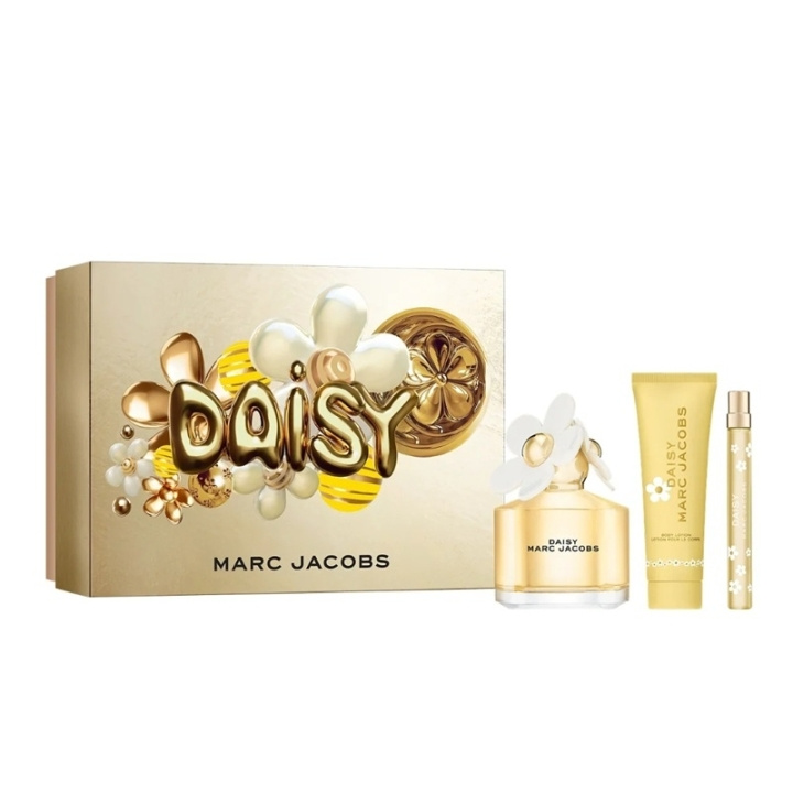 Marc Jacobs Giftset Marc Jacobs Daisy Edt 100ml + Body Lotion 75ml + Edt 10ml i gruppen SKÖNHET & HÄLSA / Doft & Parfym / Parfym / Parfym för henne hos TP E-commerce Nordic AB (D35672)