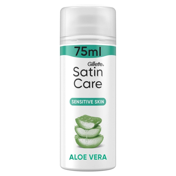 Gillette Venus Rakgel Satin Care för Kvinnor med en touch av Aloe Vera för Känslig Hud, 75ml i gruppen SKÖNHET & HÄLSA / Hår & Styling / Rakning & Trimning hos TP E-commerce Nordic AB (D35787)