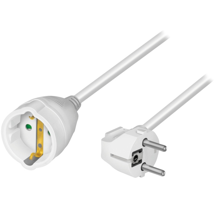 LogiLink Förlängningskabel Jordad Inomhus Vit 10m i gruppen HEM, HUSHÅLL & TRÄDGÅRD / El & Belysning / Grenuttag hos TP E-commerce Nordic AB (D35825)