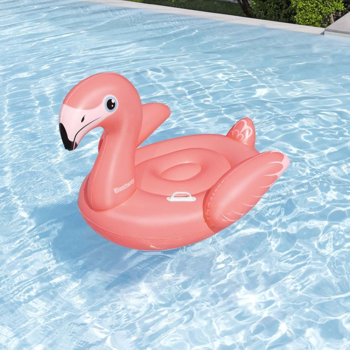Bestway Badmadrass Fancy Flamingo 1,38 x 1,07 m i gruppen LEKSAKER, BARN- & BABYPRODUKTER / Uteleksaker / Badleksaker & Vattenleksaker hos TP E-commerce Nordic AB (D35843)