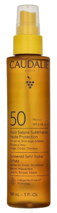 Caudalie Vinosun Protect High Protection Beautifying Sun Oil 150 ml i gruppen SKÖNHET & HÄLSA / Hudvård / Solskydd & Tanning / Solskydd hos TP E-commerce Nordic AB (D35872)