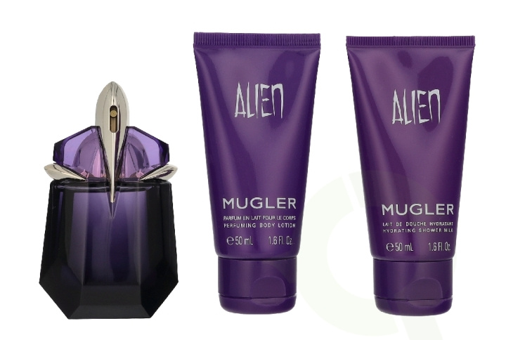Thierry Mugler Alien Giftset 130 ml Edp Spray 30ml/Body Lotion 50ml/Shower Gel 50ml i gruppen SKÖNHET & HÄLSA / Presentkit / Presentkit För Henne hos TP E-commerce Nordic AB (D35905)