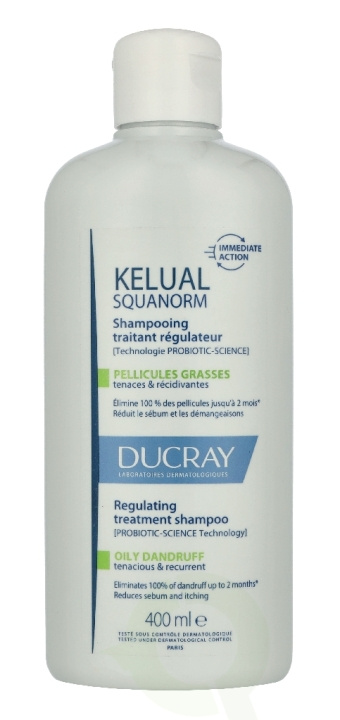 Ducray Kelual Squanorm Shampoo 400 ml i gruppen SKÖNHET & HÄLSA / Hår & Styling / Hårvårdsprodukter / Schampo hos TP E-commerce Nordic AB (D35955)