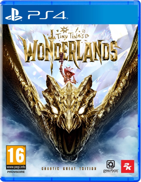 2K Games Tiny Tina\'s Wonderlands: Chaotic Great Edition (FR/NL/Multi in Game) i gruppen HEMELEKTRONIK / Spelkonsoler & Tillbehör / Sony PlayStation 4 / Spel hos TP E-commerce Nordic AB (D36384)