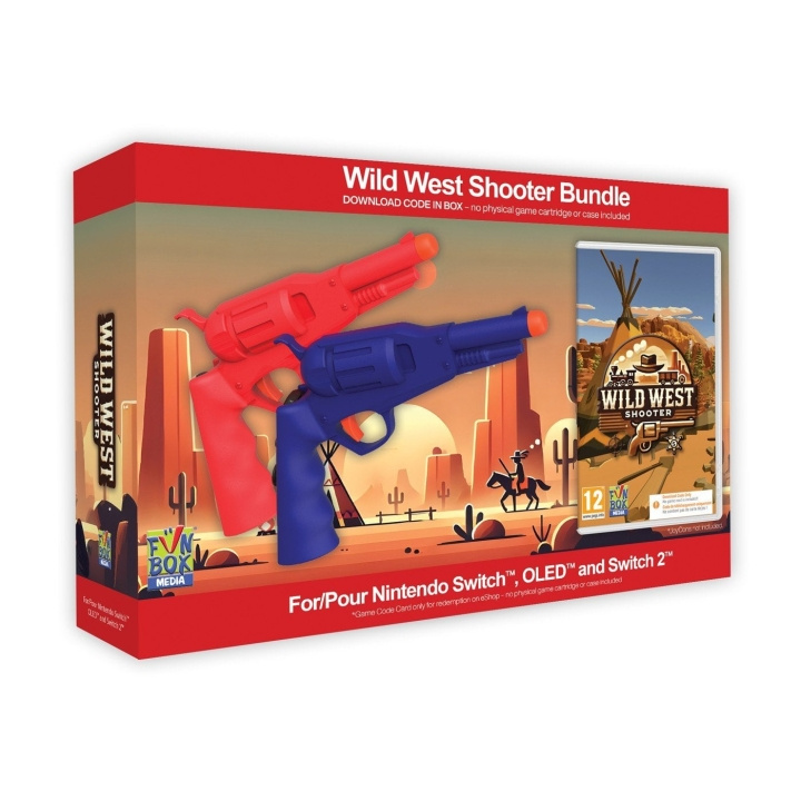 iMP TECH Wild West Shooter Game -Twin Wild West Shooter Revolvers Bundle (CIB) i gruppen HEMELEKTRONIK / Spelkonsoler & Tillbehör / Nintendo Switch 2 / Spel hos TP E-commerce Nordic AB (D36392)