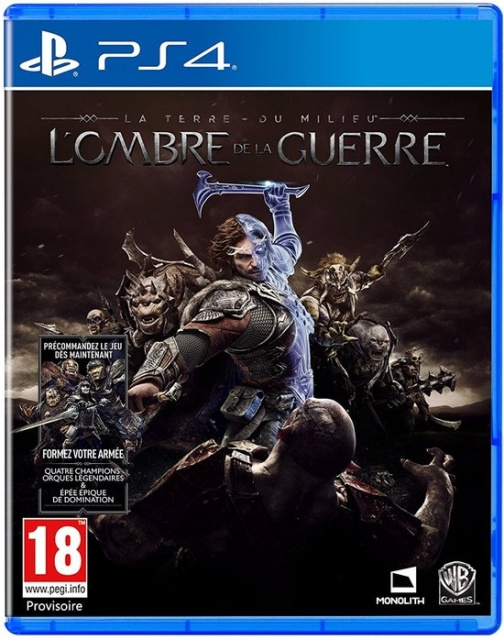 WARNER HOME VIDEO Middle-Earth: Shadow Of War i gruppen HEMELEKTRONIK / Spelkonsoler & Tillbehör / Sony PlayStation 4 / Spel hos TP E-commerce Nordic AB (D36444)