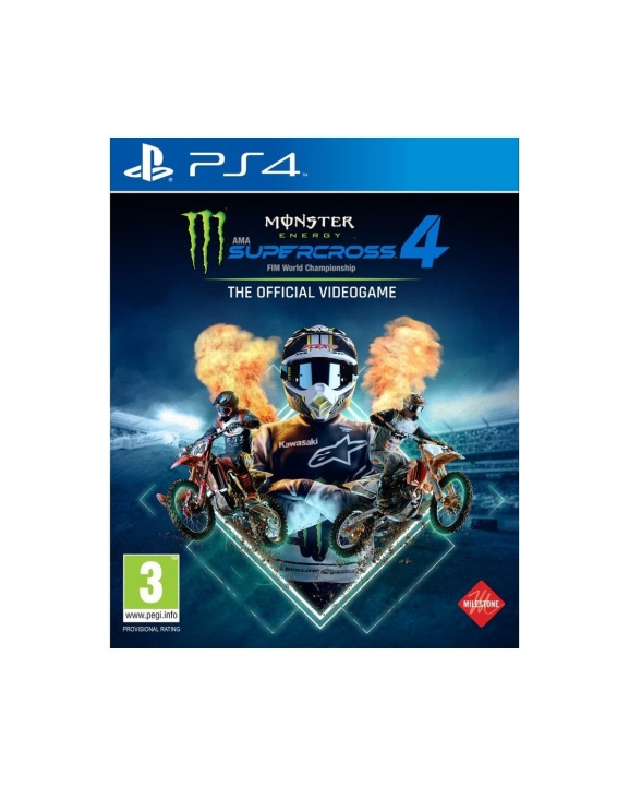 Milestone Monster Energy Supercross - The Official Videogame 4 i gruppen HEMELEKTRONIK / Spelkonsoler & Tillbehör / Sony PlayStation 4 / Spel hos TP E-commerce Nordic AB (D36461)