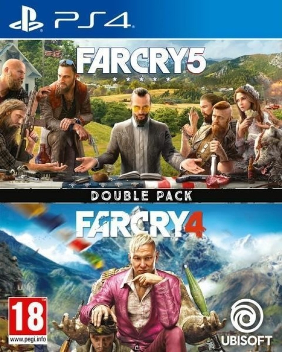 Ubisoft Far Cry 4 & Far Cry 5 Double Pack - PlayStation 4 i gruppen HEMELEKTRONIK / Spelkonsoler & Tillbehör / Sony PlayStation 4 / Spel hos TP E-commerce Nordic AB (D36535)
