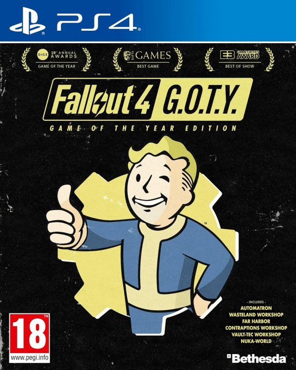 Bethesda Fallout 4 (Game of the Year Edition) i gruppen HEMELEKTRONIK / Spelkonsoler & Tillbehör / Sony PlayStation 4 / Spel hos TP E-commerce Nordic AB (D36540)