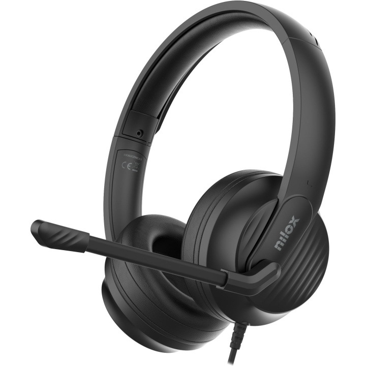 Nilox Headset Stereo ENC USB-C/USB-A i gruppen DATORER & KRINGUTRUSTNING / Datortillbehör / Headset hos TP E-commerce Nordic AB (D36549)