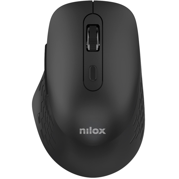 Nilox Trådlös mus Dual Mode (BT + 2,4 GHz) Silent Svart i gruppen DATORER & KRINGUTRUSTNING / Möss & Tangentbord / Möss hos TP E-commerce Nordic AB (D36557)