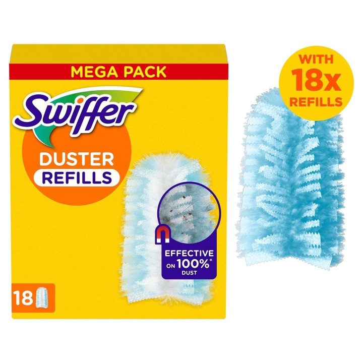 Swiffer Dammvippa refiller 18st i gruppen HEM, HUSHÅLL & TRÄDGÅRD / Städprodukter / Tvättstuga hos TP E-commerce Nordic AB (D36583)