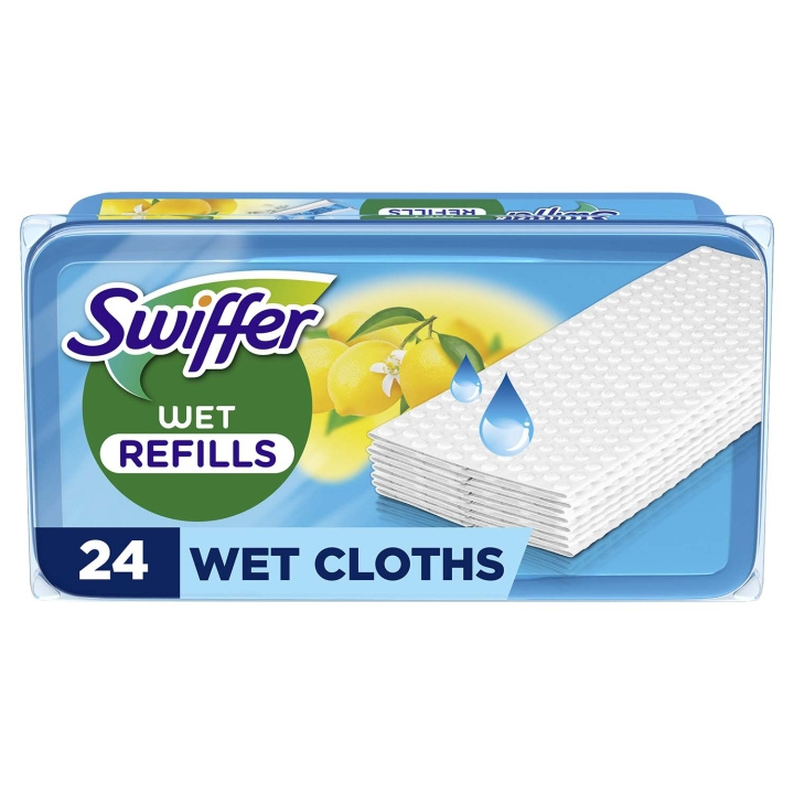 Swiffer Dammvippa refiller 24st fuktiga med citrusdoft i gruppen HEM, HUSHÅLL & TRÄDGÅRD / Städprodukter / Tvättstuga hos TP E-commerce Nordic AB (D36585)