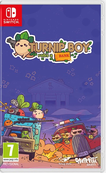 Turnip Boy Robs a Bank (Switch) i gruppen HEMELEKTRONIK / Spelkonsoler & Tillbehör / Nintendo Switch / Spel hos TP E-commerce Nordic AB (D36619)