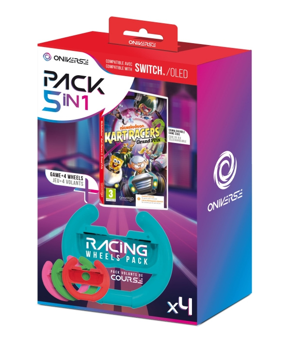 Nsw Bundle Ciab Nickelodeon Kart Racers 2: Grand Prix + 4 Wheels (Switch) i gruppen HEMELEKTRONIK / Spelkonsoler & Tillbehör / Nintendo Switch / Spel hos TP E-commerce Nordic AB (D36630)