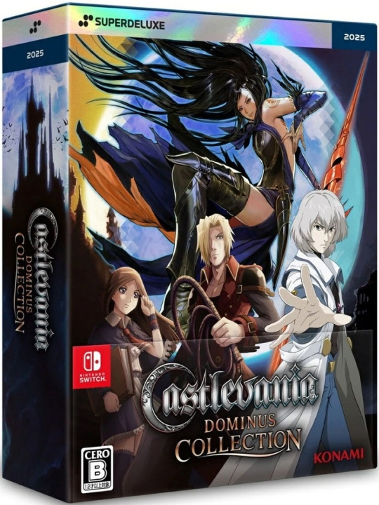 Castlevania Dominus Collection (Deluxe Edition (Multi in Language/Import) (Switch) i gruppen HEMELEKTRONIK / Spelkonsoler & Tillbehör / Nintendo Switch / Spel hos TP E-commerce Nordic AB (D36656)