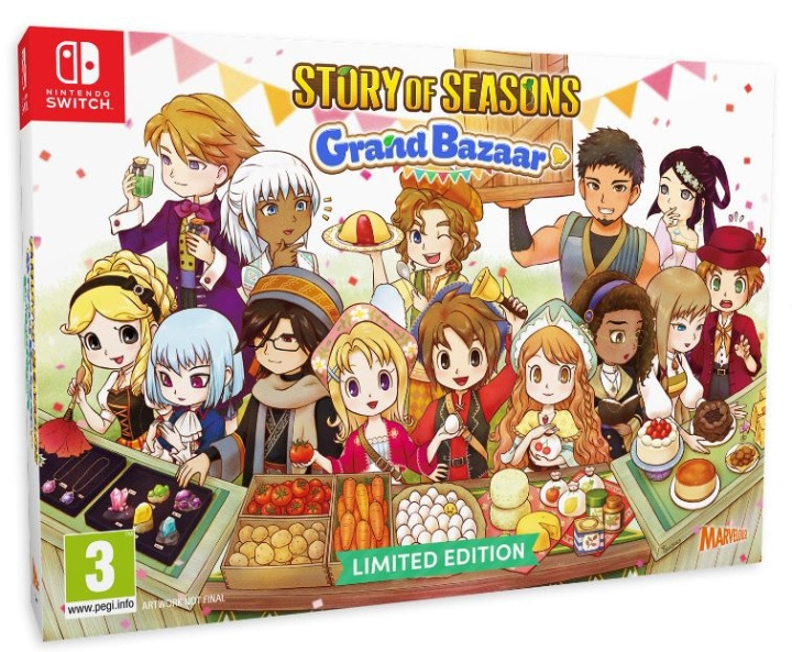 Story of Seasons: Grand Bazaar (Limited Edition) (Switch) i gruppen HEMELEKTRONIK / Spelkonsoler & Tillbehör / Nintendo Switch / Spel hos TP E-commerce Nordic AB (D36932)