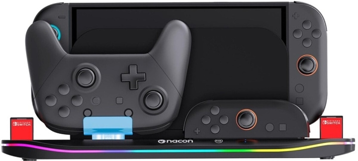 NACON Laddningsstation XL för Nintendo Switch II – Ladda 4 Joy-Cons i gruppen HEMELEKTRONIK / Spelkonsoler & Tillbehör / Nintendo Switch 2 / Tillbehör hos TP E-commerce Nordic AB (D36972)