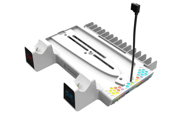 Oniverse Ps5 Nexus 5 multifunktionsstativ för Ps5 – vitt i gruppen HEMELEKTRONIK / Spelkonsoler & Tillbehör / Sony PlayStation 5 / Tillbehör hos TP E-commerce Nordic AB (D36974)