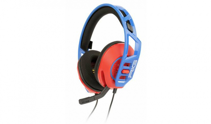 NACON RIG HEADPHONES 300 PRO HN RED BULE - SWITCH 2 i gruppen DATORER & KRINGUTRUSTNING / Gaming / Headset hos TP E-commerce Nordic AB (D36991)